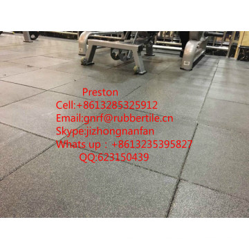 Rubber Flooring Tile, Gym Flooring Mat, Playground Antishocking Carpet